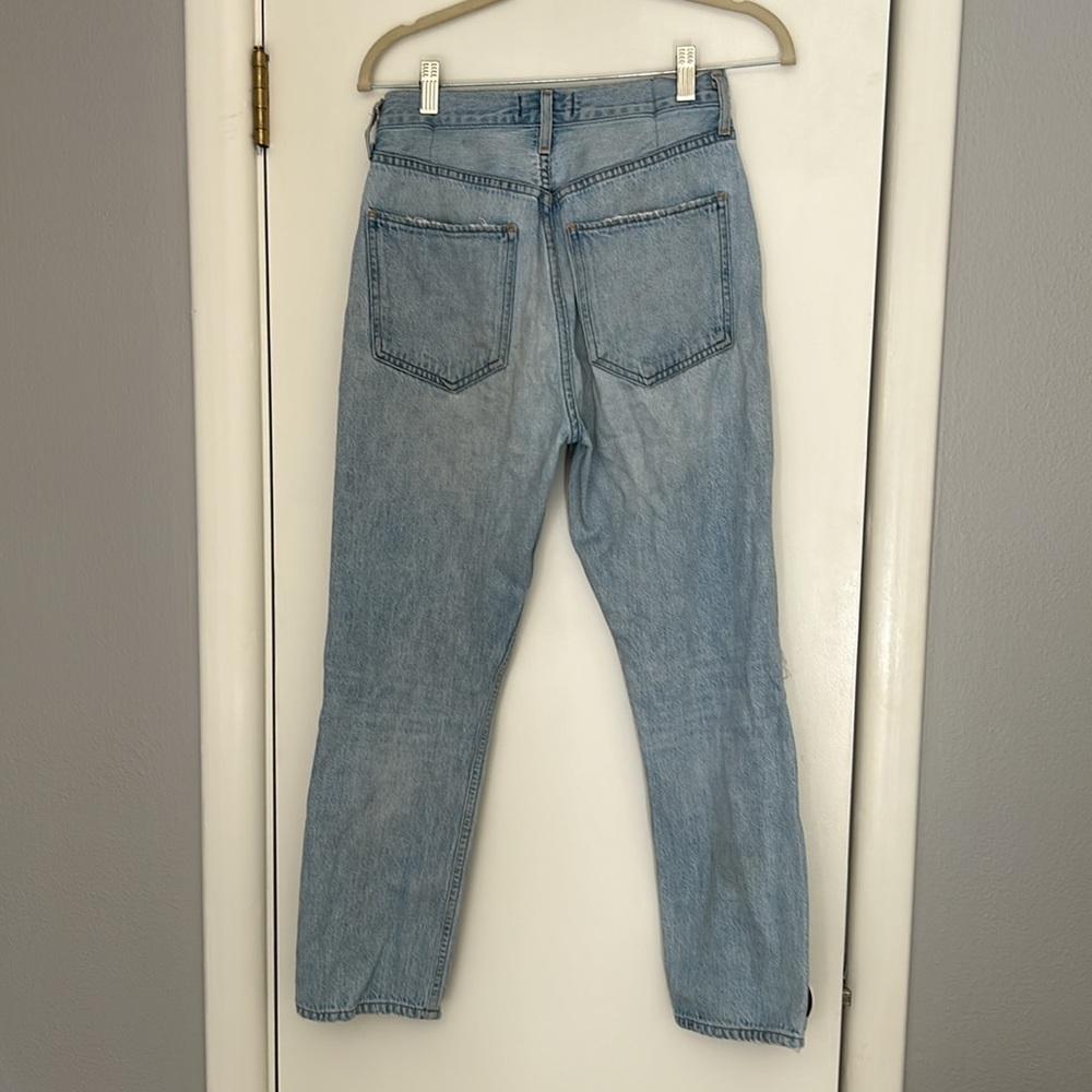 Agolde Riley High Rise jeans with holes - Picture 7 of 9